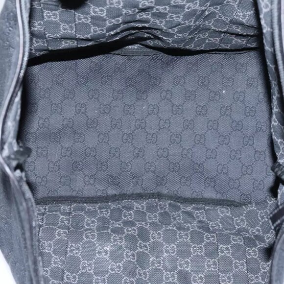 GUCCI GG Canvas Tote Bag Black - Picture 11 of 14